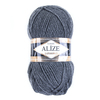 Пряжа для вязания Ализе LanaGold (49%шерсть, 51%акрил) 100гр цвет 182 серый меланж фото