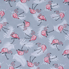 Ткань на отрез кулирка карде R-R4057-V1 Фламинго цвет серый фото