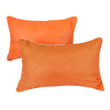Подушка декоративная чехол шелк ультрастеп оранжевый 40/60 фото