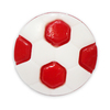 Пуговица детская сборная Мяч 16 мм цвет красный упаковка 24 шт фото