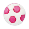 Пуговица детская сборная Мяч 16 мм цвет малиновый упаковка 24 шт фото