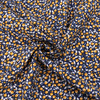 Ткань на отрез супер софт d16 2597 Цветы на темно-синем фото