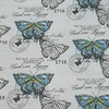 Ткань на отрез полулен 150 см TBY-DJ-16 Бабочки фото