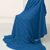 Покрывало-плед Коса 180/200 цвет синий фото