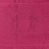 Полотенце махровое ножки 700 гр/м2 Туркменистан 50/70 см цвет малиновый фото