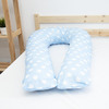 Наволочка бязь на подушку для беременных U-образная 1737/3 цвет голубой фото