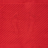 Полотенце махровое ножки 700 гр/м2 Туркменистан 50/70 см цвет красный фото