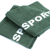 Полотенце велюровое Спорт 100/140 см цвет зеленый фото