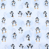 Мерный лоскут бязь плательная 150 см 447 Веселый пингвин фото