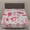 Одеяло детское байковое жаккардовое 100/140 см щенки цвет красный фото