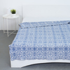 Одеяло байковое жаккардовое 145/200 цвет кельт синий фото