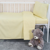 Постельное белье в детскую кроватку из бязи цвет желтый фото