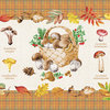 Полотно вафельное 50 см набивное арт 60 Тейково рис 5545 вид 1 Царство грибов фото