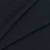 Ткань на отрез кулирка гладкокрашеная лайкра пенье 9072 Pirate Black фото