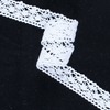 Кружево лен DX2120 Белый 2,3см уп 10 м фото