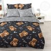 Поплин набивной ширина 220 см АД — 13284-1 Плюшевый мишка фото