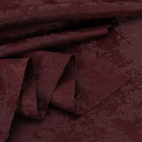 Портьерная ткань на отрез 150 см Мрамор 18 цвет бордовый фото
