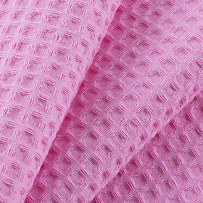 Полотенце вафельное банное Премиум 150/75 см цвет 071 розовый фото