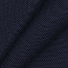 Ткань на отрез кашкорсе 3-х нитка с лайкрой цвет темно-синий фото