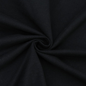 Ткань на отрез футер с лайкрой №5 цвет черный фото