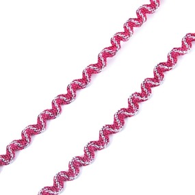 Тесьма плетеная вьюнчик (МЕТАНИТ) С-2914 (3685) г17 уп 20 м ширина 7 мм (5 мм) рис 6422 цвет 016 фото