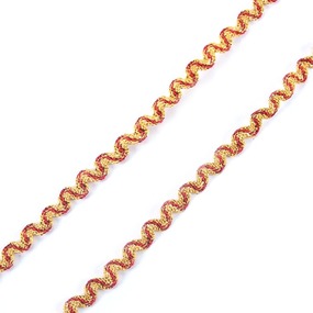 Тесьма плетеная вьюнчик (МЕТАНИТ) С-2914 (3685) г17 уп 20 м ширина 7 мм (5 мм) рис 8991 цвет 086 фото