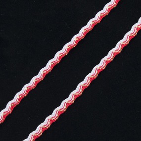 Тесьма плетеная вьюнчик (МЕТАНИТ) С-3784 г17 уп 20 м ширина 7 мм (5 мм) рис 9377 цвет 27 фото