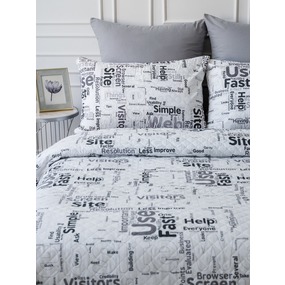 Чехол декоративный для подушки с молнией, ультрастеп 10884 50/70 см фото