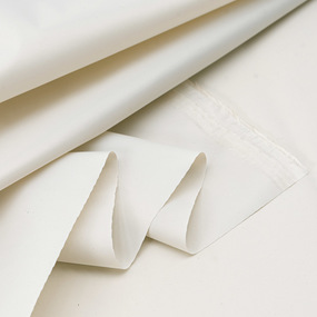 Ткань на отрез Оксфорд 420D №1 PVC DIAMOND цвет белый фото