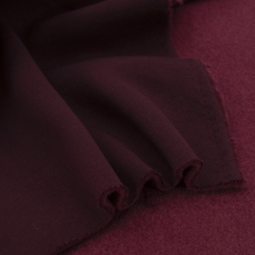 Ткань на отрез футер 3-х нитка компакт пенье начес цвет темно-бордовый фото