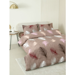 Постельное белье VT из полисатина 4236 2-х сп с евро простыней с наволочками 50/70 фото