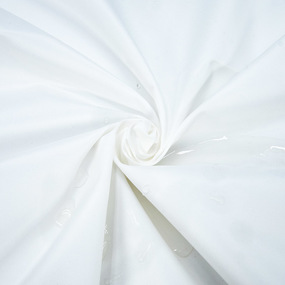 Ткань на отрез дюспо 240Т покрытие Milky 50% 80 г/м2 цвет белый фото