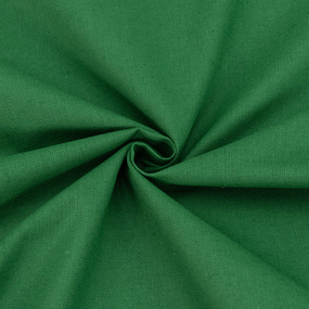 Ткань на отрез полулен 150 см 435 цвет зеленый фото