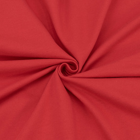 Ткань на отрез футер 2-х нитка петля F6 цвет красный фото