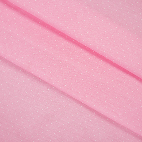 Ткань на отрез бязь 120 гр/м2 детская 150 см 7222/32 Пшено розовы фото