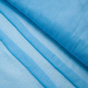 Ткань на отрез ситец гладкокрашеный 80 см 65 гр/м2 цвет голубой фото