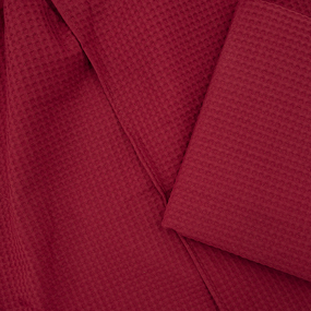 Набор для сауны вафельный Премиум женский 2 предмета (килт шир.резинкой+полотенце) цвет 066 бордо фото