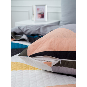 Чехол декоративный VT для подушки с молнией, ультрастеп 4050 50/70 см в упаковке 2 шт фото