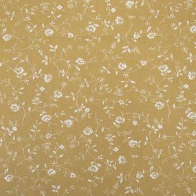 Ткань на отрез ранфорс 240 см №10 Плетение роз на горчичном фото