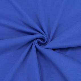 Ткань на отрез кулирка М-2082 цвет темно-голубой фото