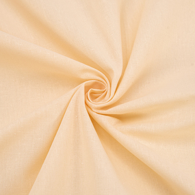 Ткань на отрез поплин гладкокрашеный 220 см 115 гр/м2 цвет персик фото