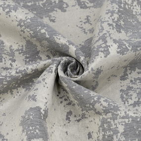 Портьерная ткань на отрез 150 см Мрамор 19 цвет серебряный фото