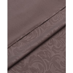 Постельное белье из полисатина жаккард 18-1409 коричневый 2-х сп с евро простыней фото