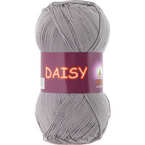 Daisy 4430 100% мерсер. хлопок цвет 50гр 295м цвет серый фото