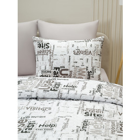 Чехол декоративный VT для подушки с молнией, ультрастеп 10884 50/70 см в упаковке 2 шт фото