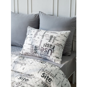 Чехол декоративный VT для подушки с молнией, ультрастеп 10884 50/70 см в упаковке 2 шт фото