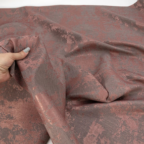 Портьерная ткань на отрез 150 см Мрамор 13 цвет пыльная роза фото