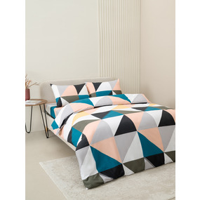 Постельное белье VT из полисатина 4050 2-х сп с евро простыней с наволочками 50х70 фото