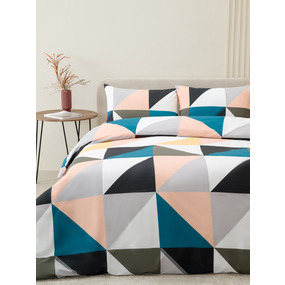 Постельное белье VT из полисатина 4050 2-х сп с евро простыней с наволочками 50х70 фото