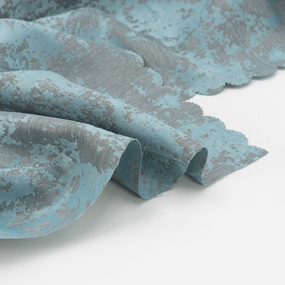 Портьерная ткань на отрез 150 см Мрамор 10 цвет мята фото